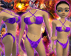 Fiery Purple Bikini