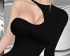 Lady black dress