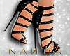 ♛ DANGER LEATHER HEELS