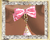 Pink Gold Bow N Pearl
