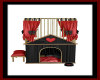 Red Fancy Dog house