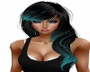 Jasmin-Black & Teal