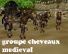 groups cheveaux medieval