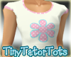 Kids Flower Top White