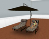 chairs parasol