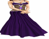 purple heart jewel gown
