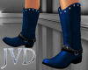 JVD Blue Cowgirl Boots