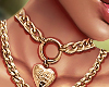 CH.Fringe Heart Necklace
