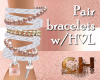 [CH]Pair bracelet w/H<3L
