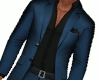 Black/Blue Casual Suit