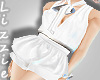 *L* Shorty Suit White