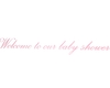 Pink Baby Shower Banner