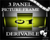 3 Panel Picture Frame