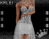 ♔K Glam Gown Silver