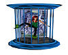 blue tiger dance cage