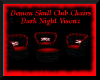 Demon Skull Club Chairs