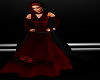 Red/Black Velvet dress 