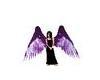 purple sky angel wings