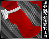 Naughty Santa Socks Red