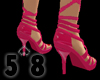 <5^8> Hot Pink Sandals
