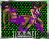 LIA|Purple PVC Skirt|