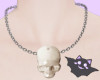 ☽ Necklace Skull