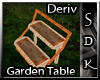 #SDK# Deriv Garden Table