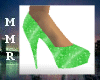Green Glamour Heels