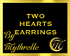 TWO HEARTS EARRINGS