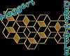 Hexagon Abstract Gold