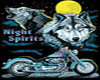 Wolf and bike
