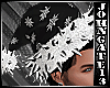 Spiked Santa Blk Hat