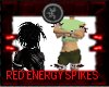 {E} Red Energy Spikes