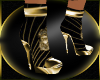 {NL}Ecko gold heels