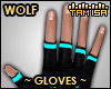 ! WOLF Cyan Gloves