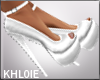 white diamond heels k