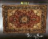 Antique Rug Redgoldblack