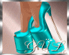 Turguoise Heels