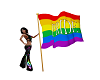 Triger Pride flag/poses