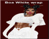 "White Wrap Boa"