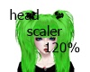 head scaler 120%