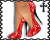 * Red Sequin Heels