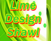 Lime Design shawl