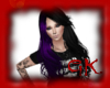 (GK) Purple Black Hair