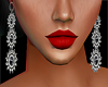 big onyx silver earrings