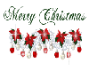 animated merry xmas sign