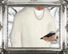 𝕽. white sweater
