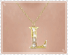 Necklace of letters L