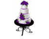Violet Rose Wedding Cake
