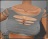 A!CROPPED TOP-Gray